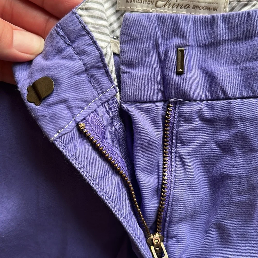 J Crew Purple Chino Shorts - Picture 4 of 4